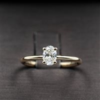 Ring Lux Gioielli Woman in Yellow Gold Diamante ANL3544;050;Q;GI